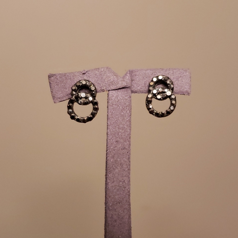 marcasite stud earrings